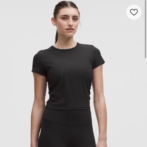 All It Takes Ribbed Nulu T-Shirt Black